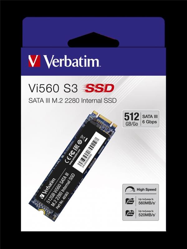 DISCO SSD 512GB M.2 SATA III VI560 VERBATIM 