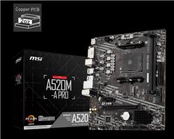 MOTHER MSI A520M-A PRO AM4 H/DVI M.2