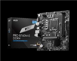 MOTHER MSI PRO B760M-E  H/V 1700 M.2 DDR4