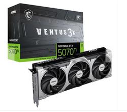 PLACA MSI RTX 5070 TI VENTUS 3X 0C 16GB