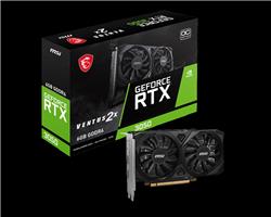 PLACA MSI RTX 3050 VENTUS 2X 6GB OC DDR6 BLACK