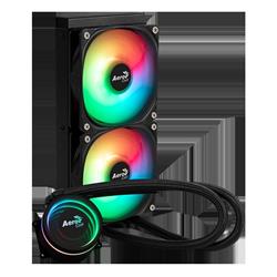 CPU COOLER AEROCOOL OASIS L240 ARGB/2X 120MM FAN/ LIQUIDA (SUPORT SOKET 1700/AM5)