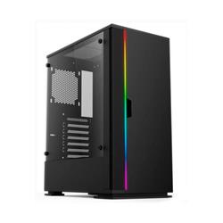 GABINETE GAMING E-VIEW KIT-K1 RGB ATX-650W 80+ (TEC+MOU/COOLER/VIDRIO)
