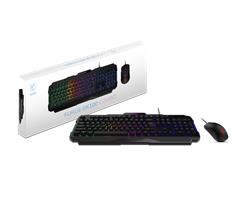 COMBO GAMING TECLADO + MOUSE MSI FORGE GK100/ USB/ RGB/ NEGRO