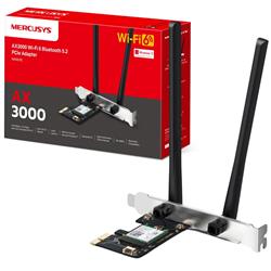 MERCUSYS WIFI PCIE AX3000 AC + BLUETOOTH 5.2 (DOBLE ANTENA) TL-MA80XE