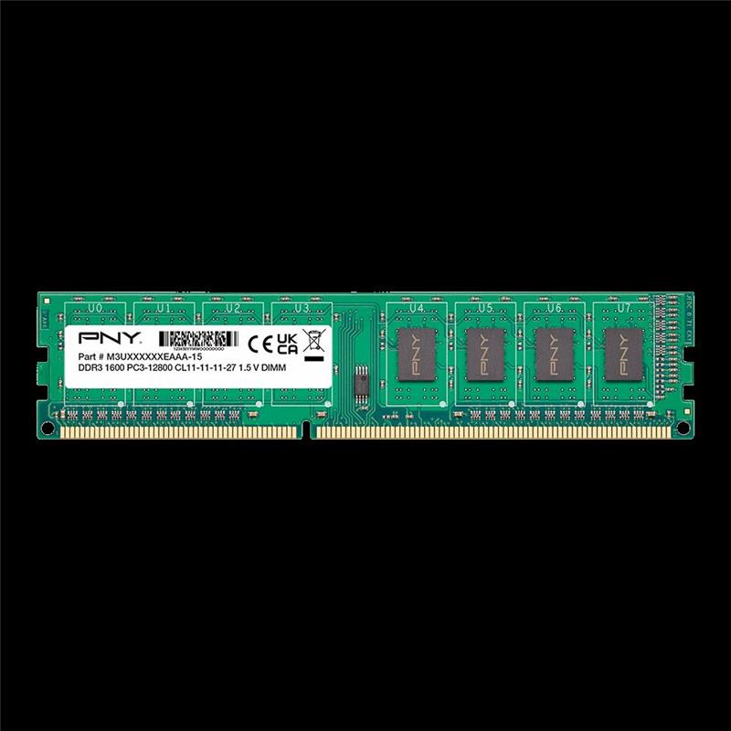 DDR3 8 GB 1600MHZ UDIMM PNY