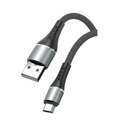 NETMAK CABLE USB A MICRO USB 2A 1,2M STRONG SERIES GRIS NM-117S