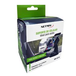 NETMAK SOPORTE CELULAR UNIVERSAL  P/AUTO NM-HC16