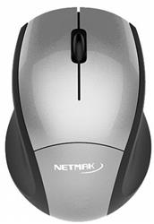 NETMAK MOUSE INALAMBRICO 2.4GHZ SILVER MINI NM-MW08