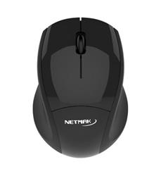NETMAK MOUSE INALAMBRICO 2.4GHZ BLACK NM-MW08