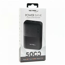 NETMAK CARGADOR PORTABLE 5000MAH MICRO/TIPOC NEGRO NM-PB3