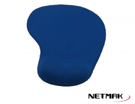 NETMAK PAD MOUSE GEL BLUE NM-PGEL-B
