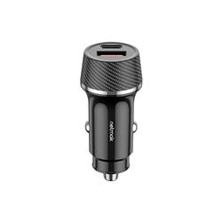 NETMAK CARGADOR PARA AUTO 48W DOBLE PUERTO (USB C + USB A) NM-UCC12