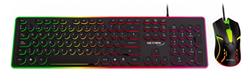 NETMAK COMBO TECLADO-MOUSE /GAMER TECLAS REDONDAS/RGB/NM-VORTEX