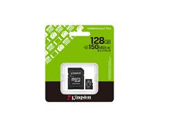 MEMORIA MICROSD 128 GB CLASE 10 CANVAS SELECT PLUS KINGSTON C/ADAPTER